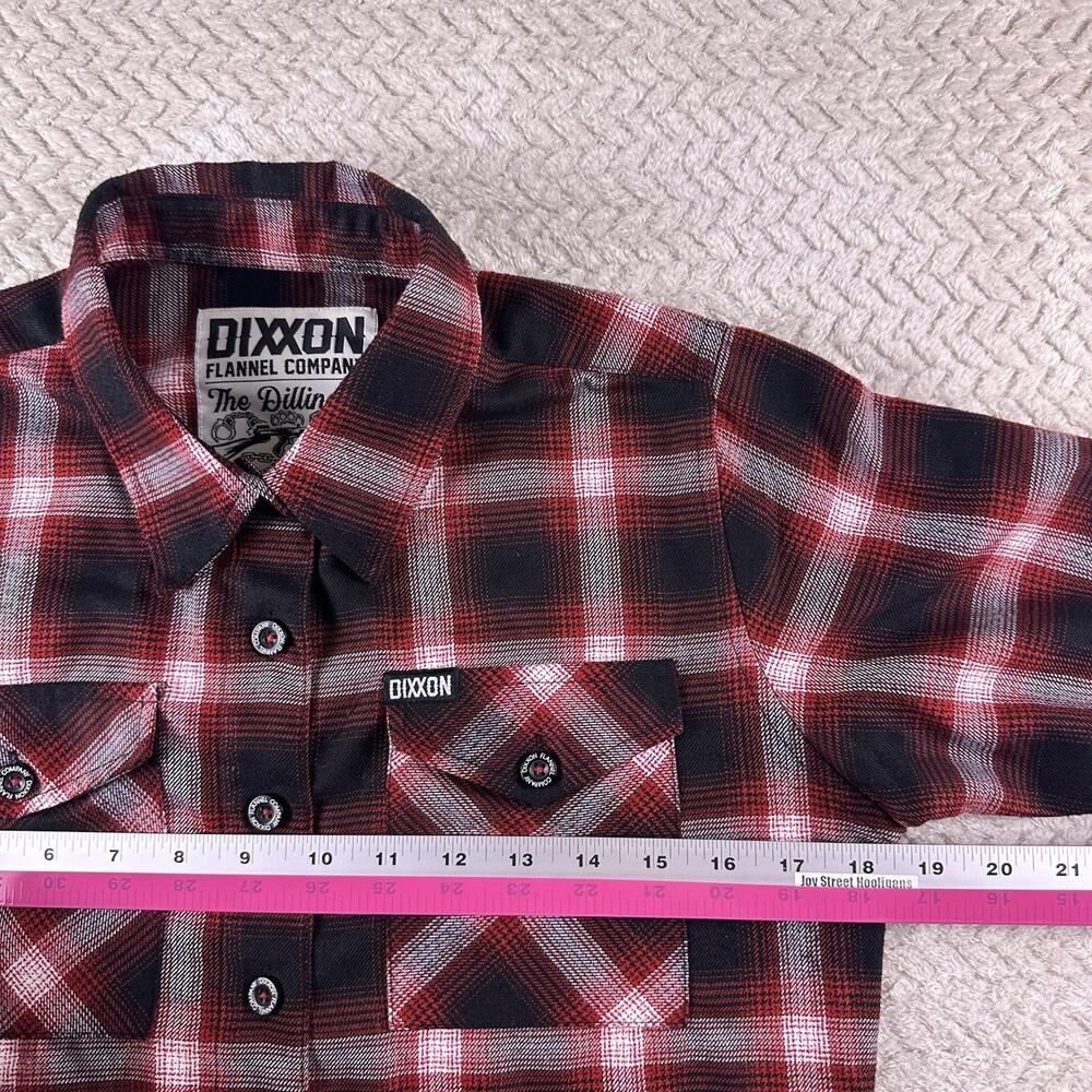 Dixxon Women’s Small ‘The Dillinger’ Red And Black Flannel Rare Sold Out Limited - Picture 8 of 16